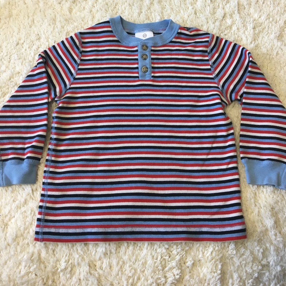 Hanna Andersson Striped Thermal Shirt