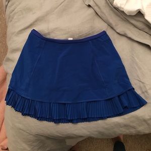 Lululemon blue tennis skirt