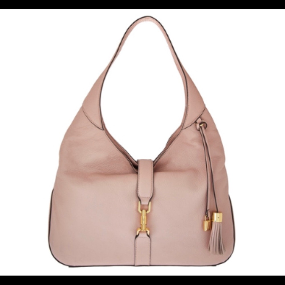 GILI all leather purse Tuscan Rose