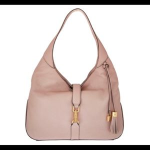GILI all leather purse Tuscan Rose