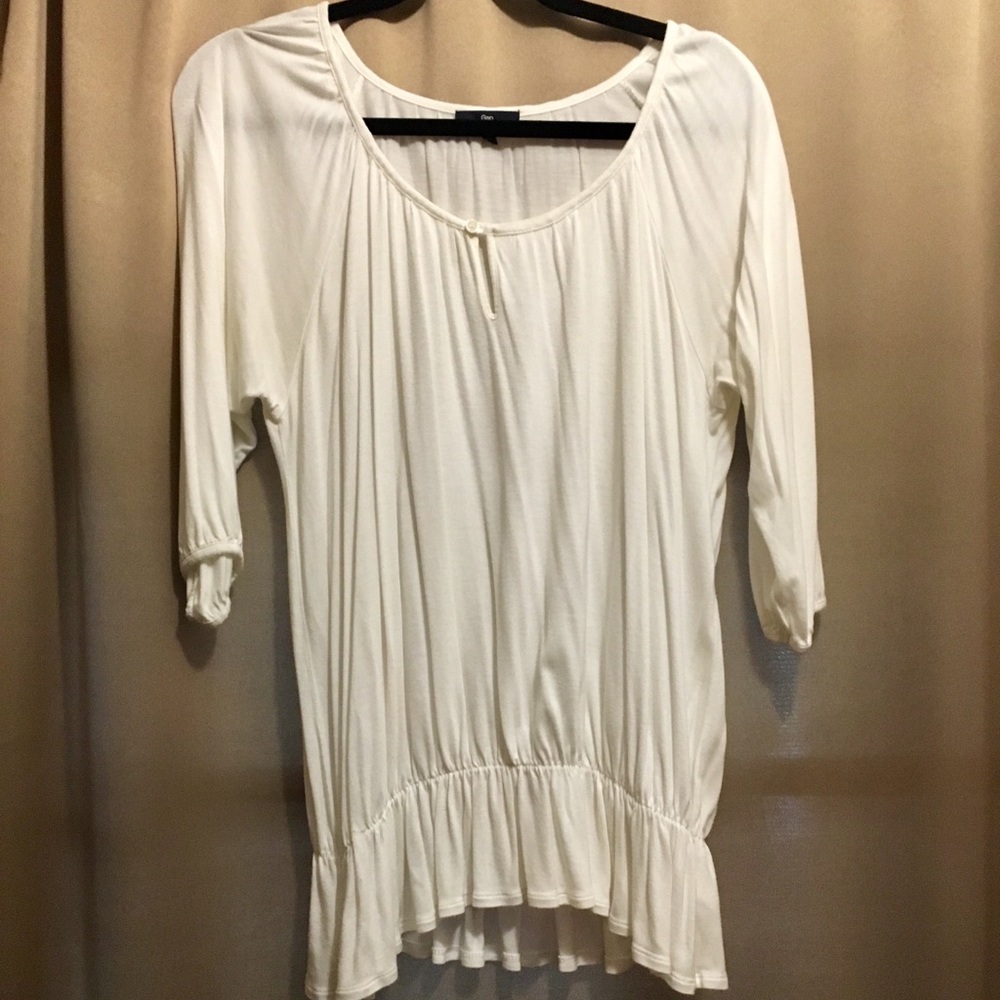 Off white, GAP, L/S Keyhole Shirt