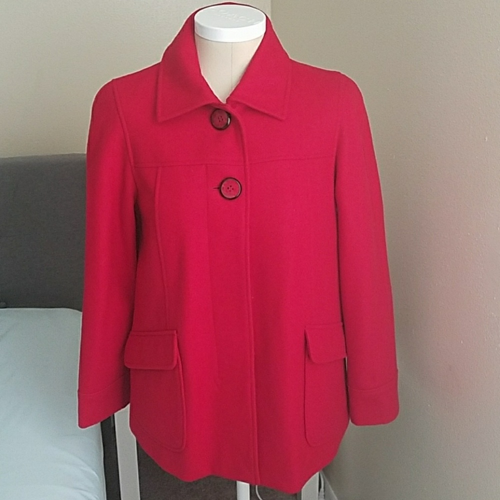 EUC Women's Red Coat