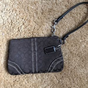 Coach coin wristlet