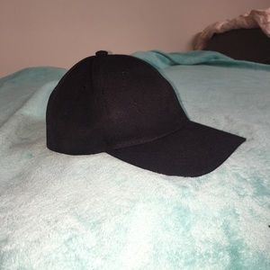 A plain black hat