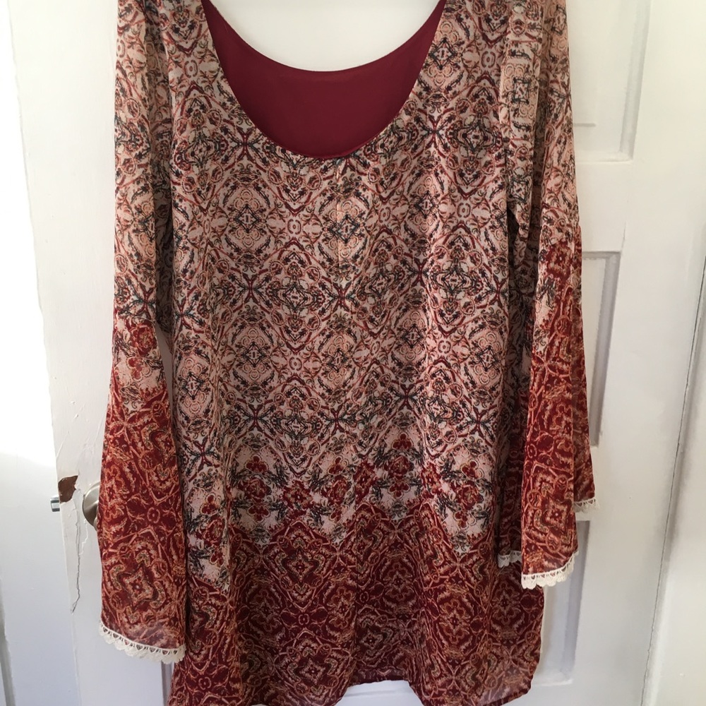 Flowy tunic dress