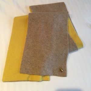 Cashmere two tone j crew scarf