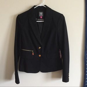 NWT Size 2 Vince Camuto Black Blazer
