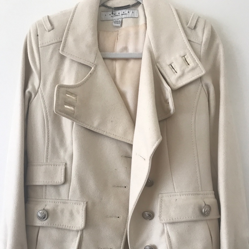 Laundry by Shelli Segal Peacoat - Winter white