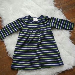 HA navy striped dress size 100