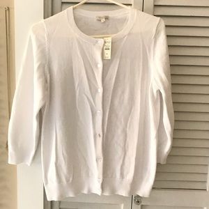Talbots White Sweater