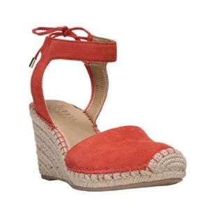Pop Of Color Wedge Heel Espadrilles