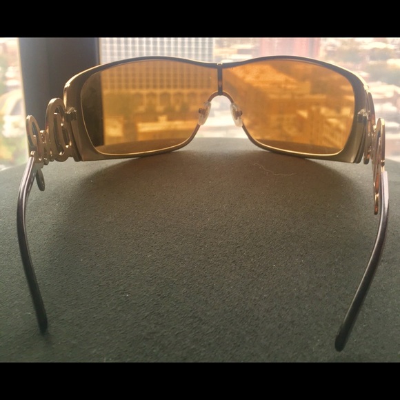 Gold Dolce and Gabbana Sunglasses main image 4