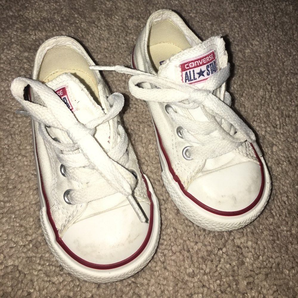 Toddler white 6 Converse