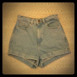 SALE! High waisted American Apparel Denim shorts
