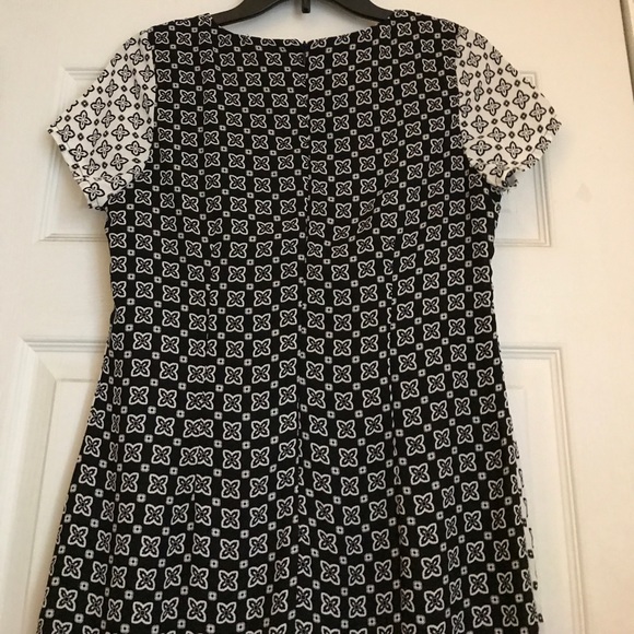 White and black shift dress - Picture 5 of 5