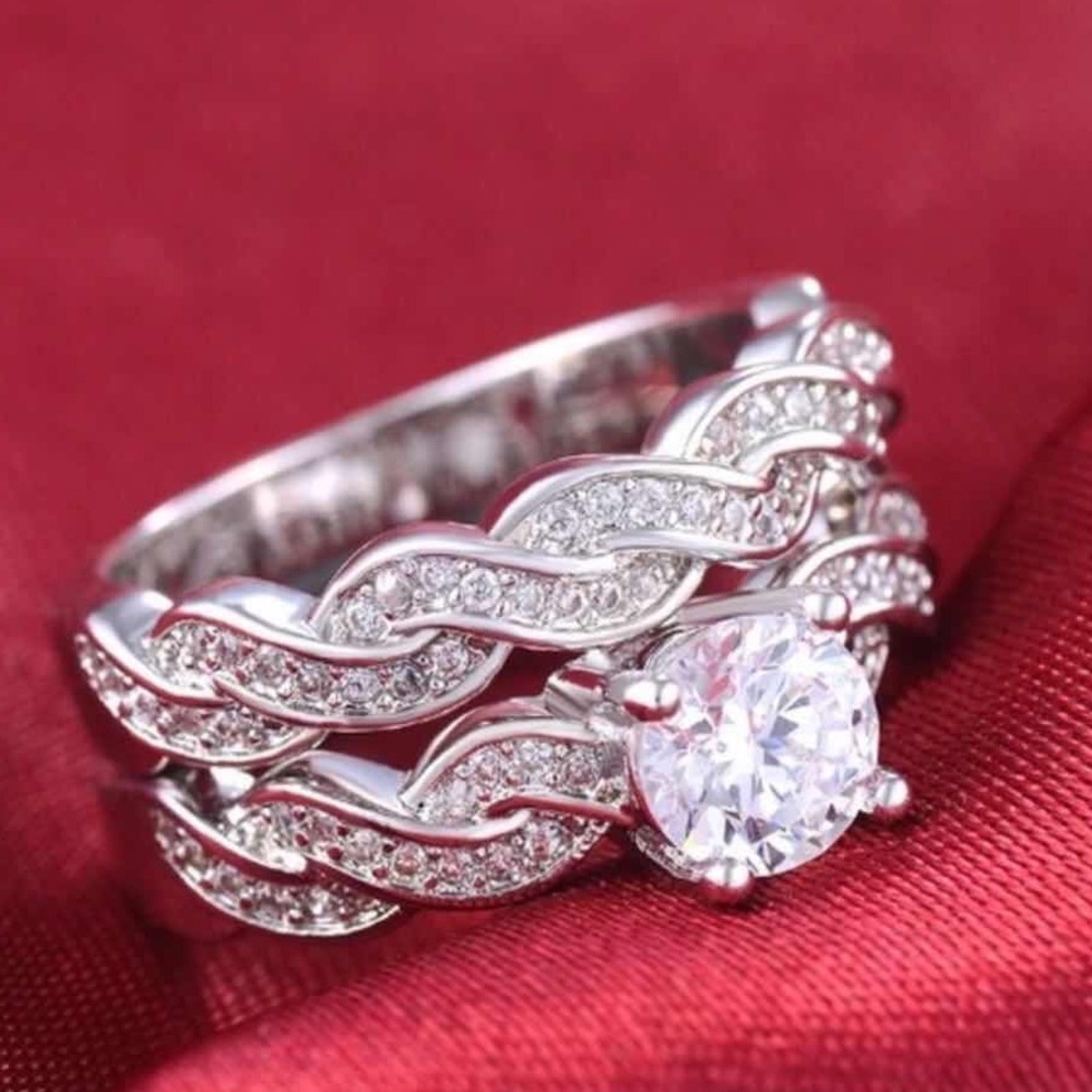 🌹🌹Size 8💍New 925 Silver Ring