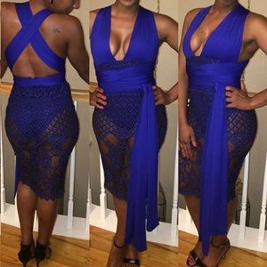 Blue dress
