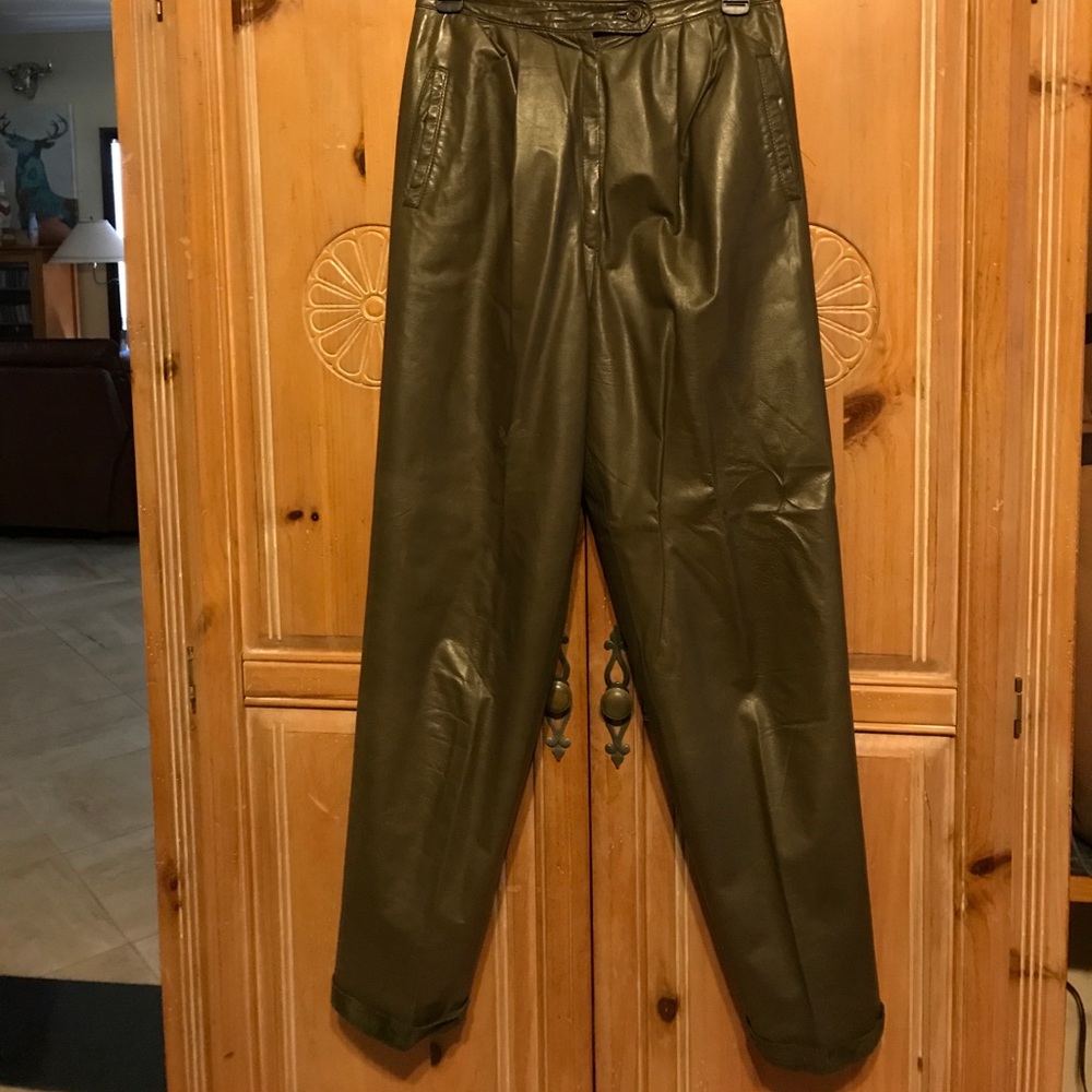 100% leather jeans