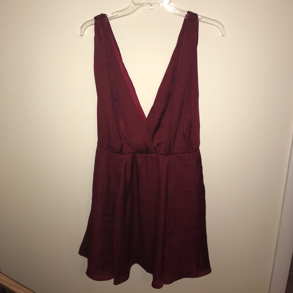 Red formal dress