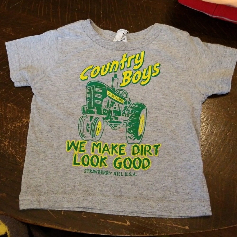 Gray toddler shirt