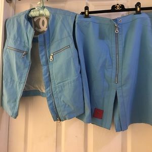 Chanel vest and skirt