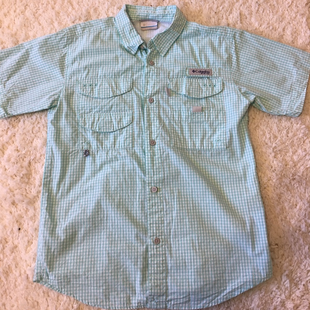 Boys Columbia PFG Button Down Shirt