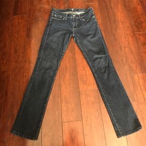 7 for all mankind Straight Leg Jeans. Size 28