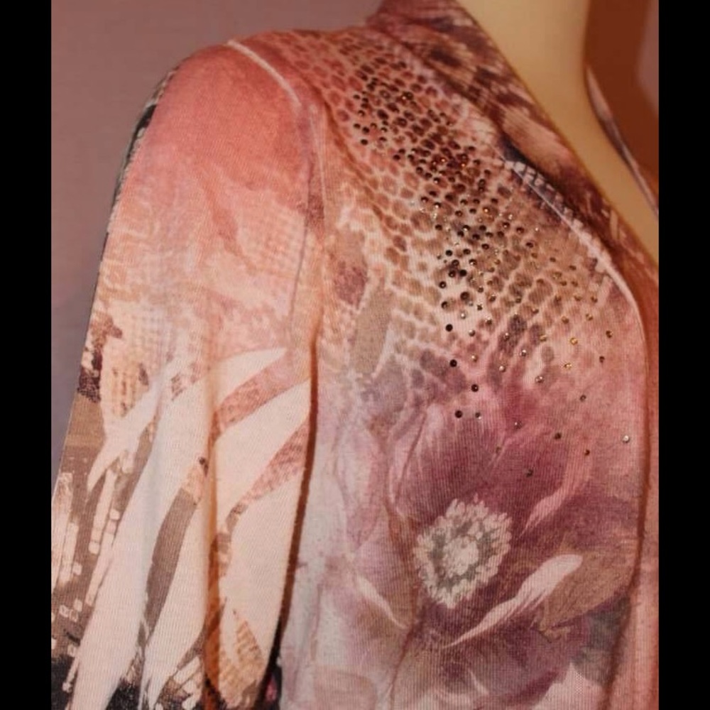 Lace and beaded cardigan