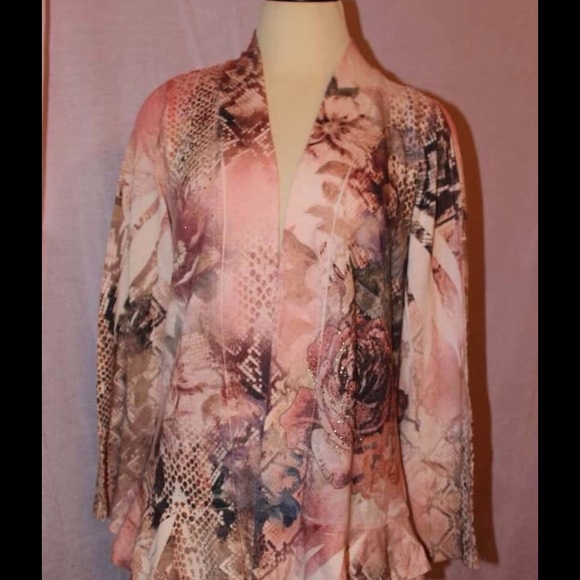 Lace and beaded cardigan - Picture 2 of 3