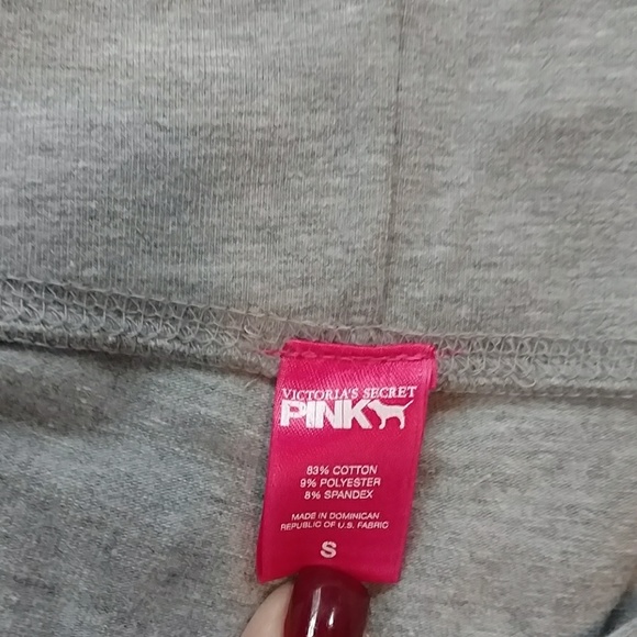 (PINK) NEW MID CALF LEGGINGS - Picture 7 of 8