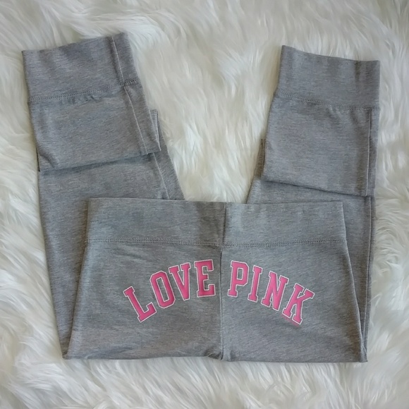 (PINK) NEW MID CALF LEGGINGS - Picture 3 of 8