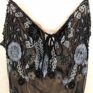 Embroidered Formal Gown Size XS