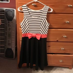 Striped Bow Dress