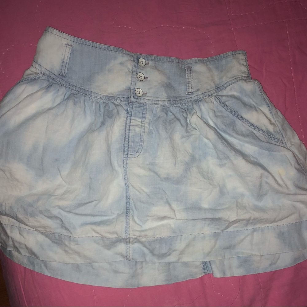 American Eagle Acid Washed Skirt (high waisted)