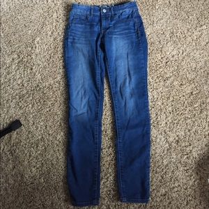 Medium denim jeggings