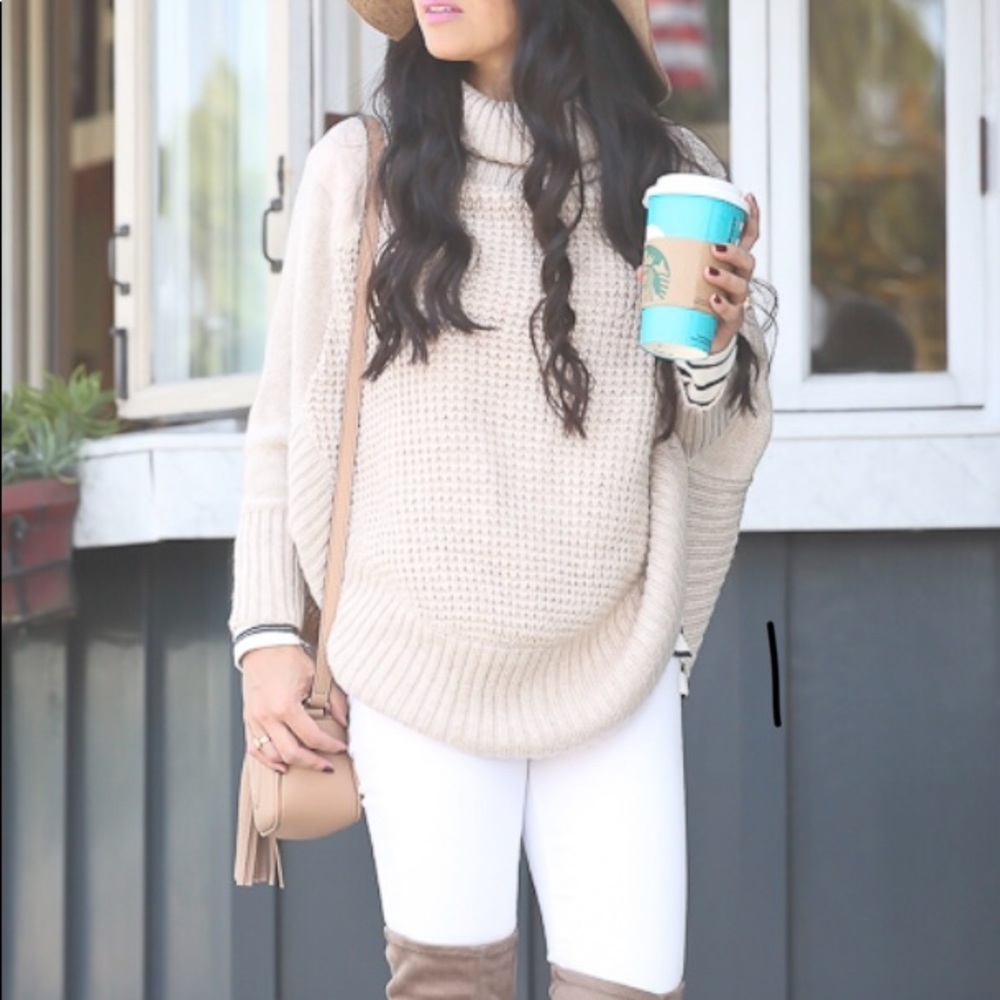 Brand new sweater poncho from Macy’s!