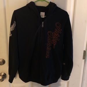 Harley Davidson zip up hoodie