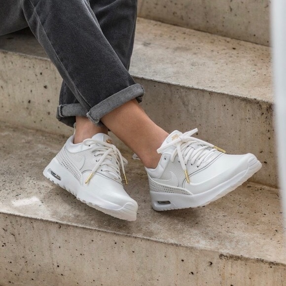Nike Shoes - Nike Summit White Air Max Thea Premium Sneakers