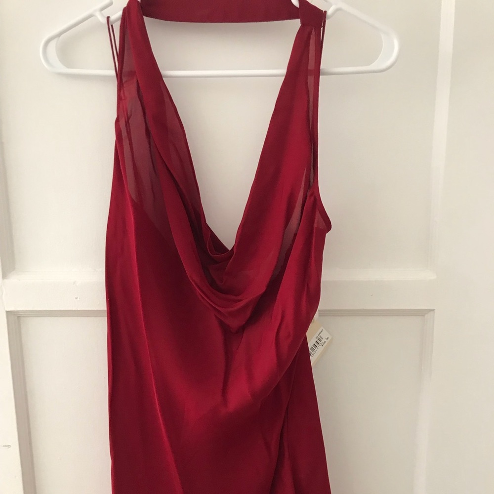 Haute Hippie Silk Cowl Neck Top