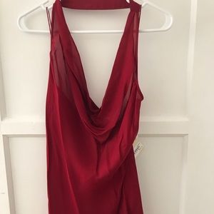 Haute Hippie Silk Cowl Neck Top