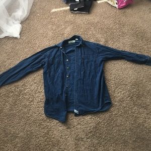 Jean button down shirt