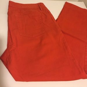 Orange jeans