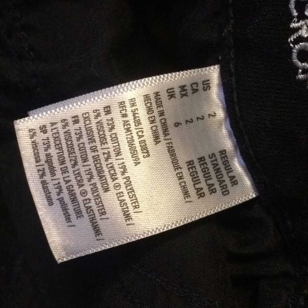 New American Eagle black jeans