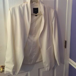 Forever 21 White/Cream Blazer
