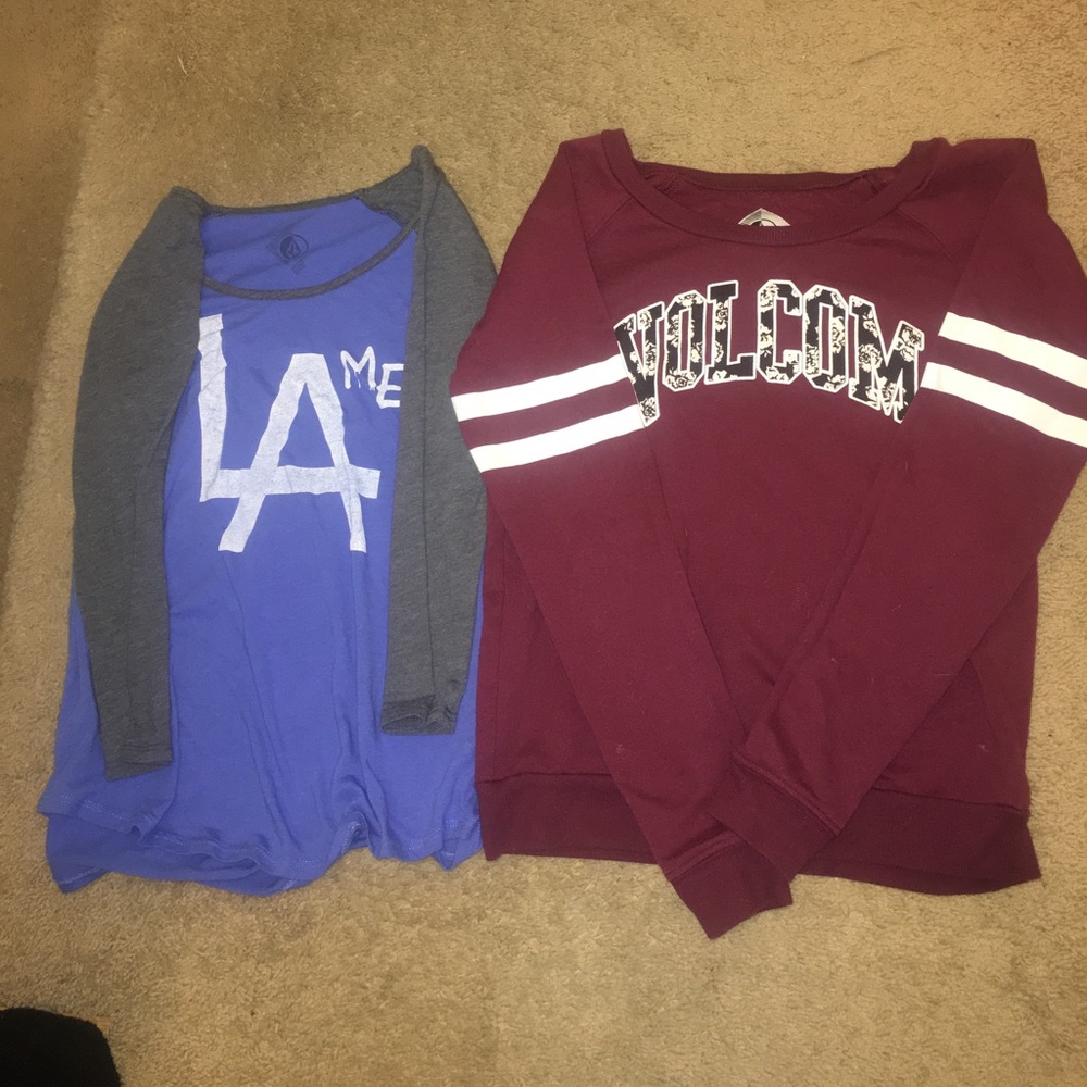 Two Volcom Shirts