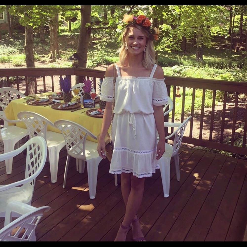 Cold shoulder dress by Ella Moss