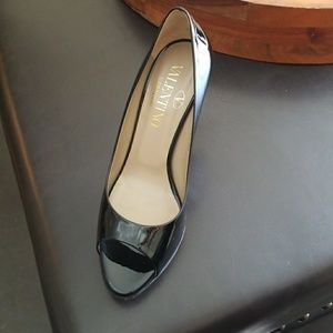 Valentino peep toe pumps