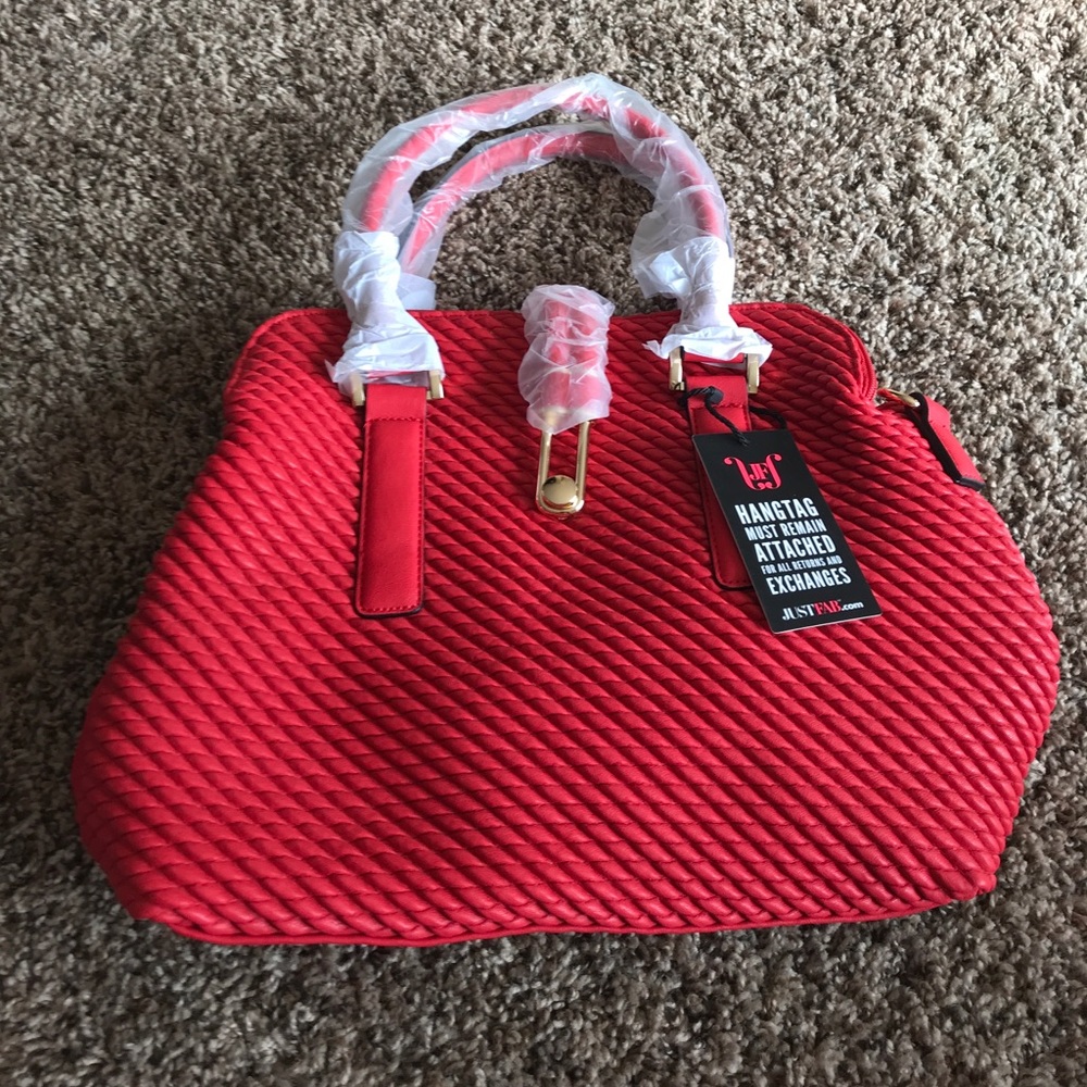 Red Tote Bag from JustFab