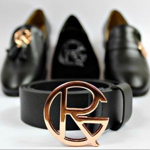 RoseGold Apparel's Signature Black RG Belt