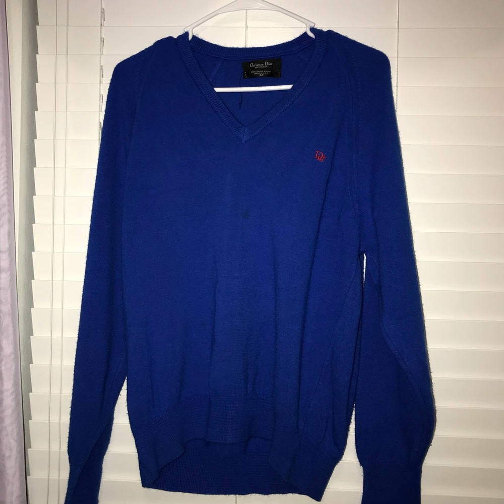 Vintage Christian Dior V-neck Pullover Cardigan